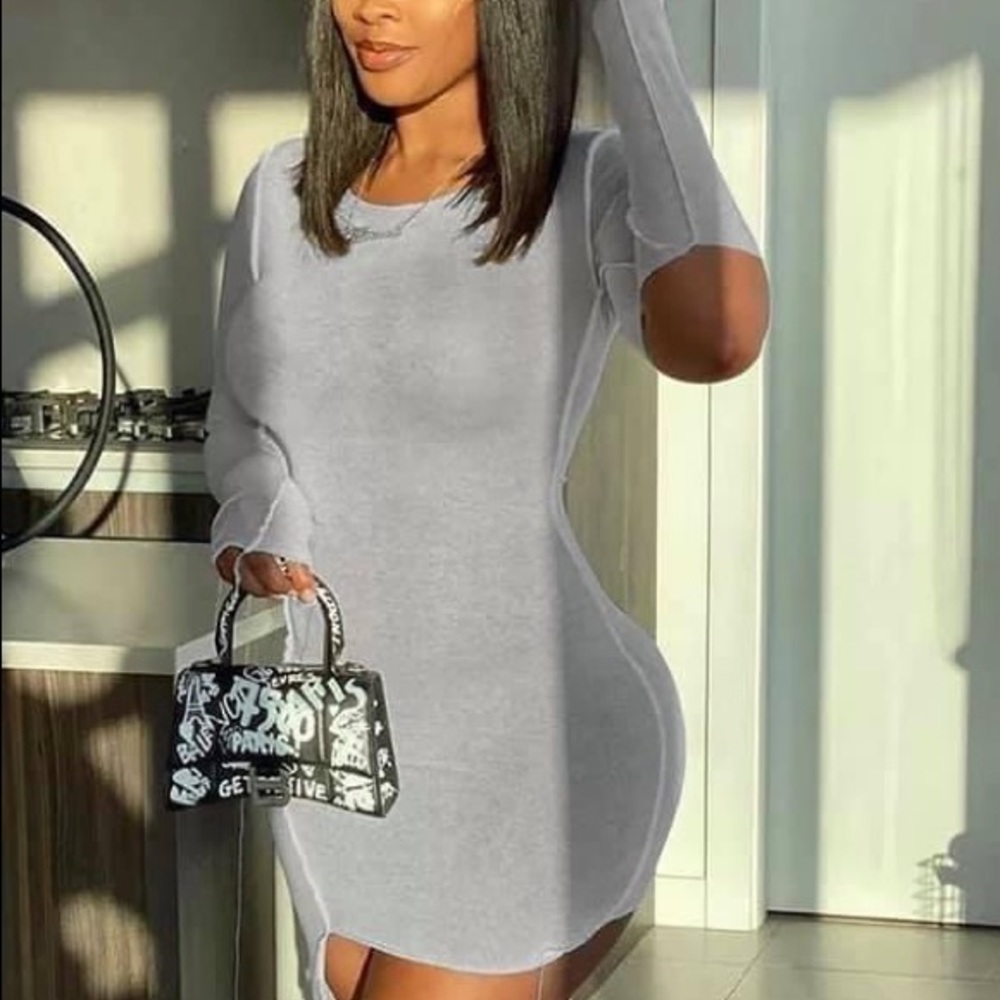 Distressed dress